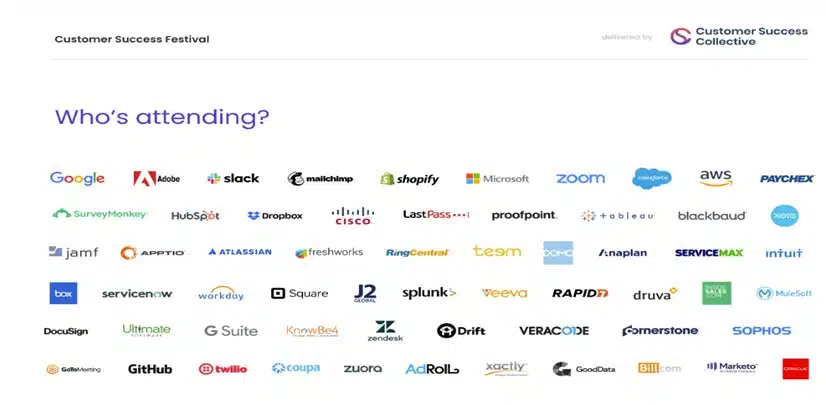 Customer Success Festival attendees