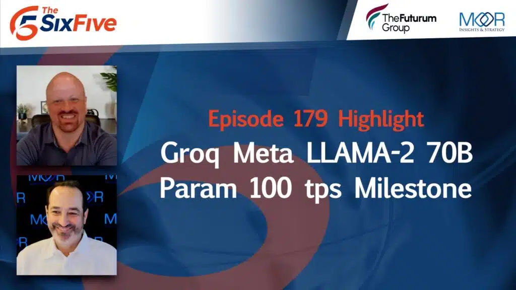 Groq Meta LLAMA-2 70B Param 100 tps Milestone