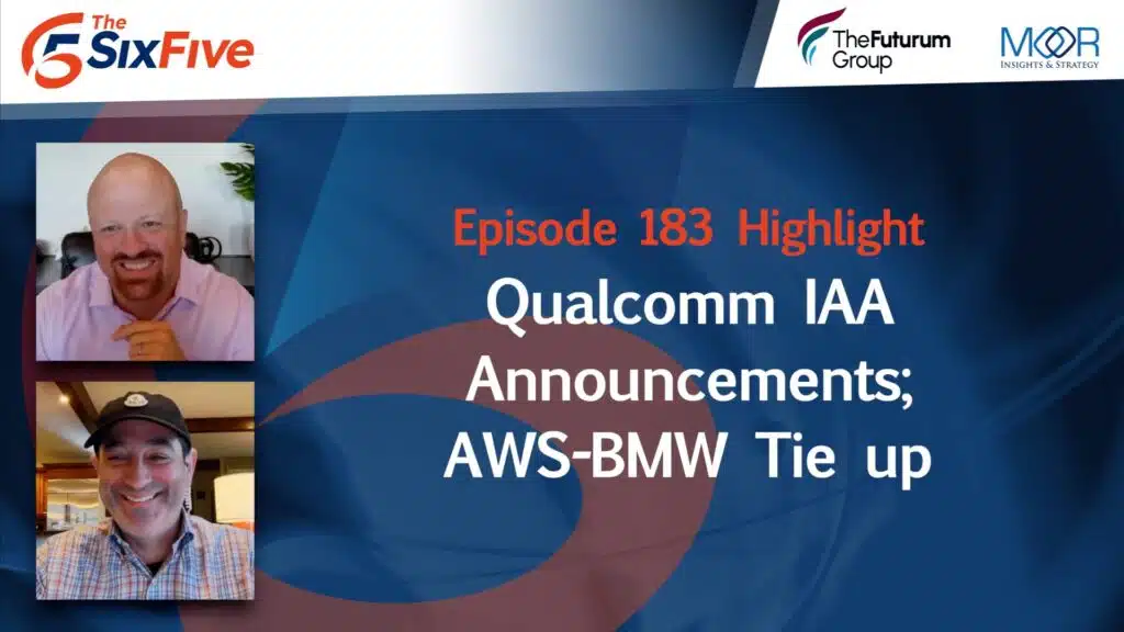 Qualcomm IAA Announcements - AWS-BMW Tie up