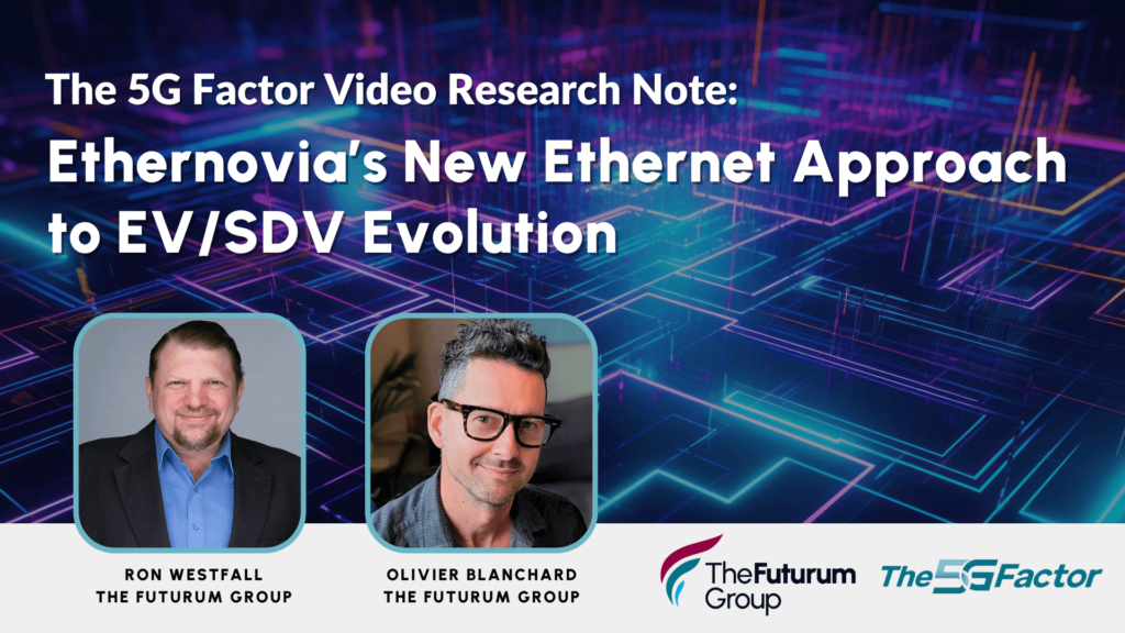 5G Factor VRN: Ethernovia’s New Ethernet Approach to EV/SDV Evolution