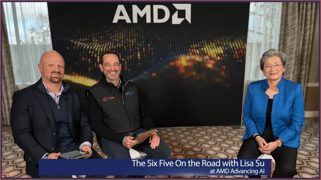 The Six Five On the Road with Lisa Su at AMD Advancing AI