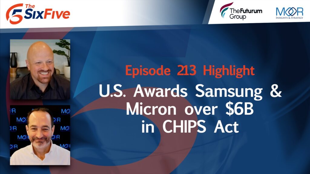 U.S. Awards Samsung & Micron over $6B in CHIPS Act