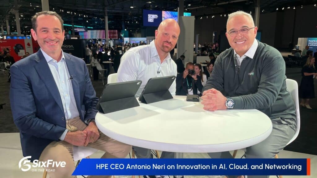 HPE CEO Antonio Neri on Innovation in AI, Cloud, and Networking - Six Five On The Road