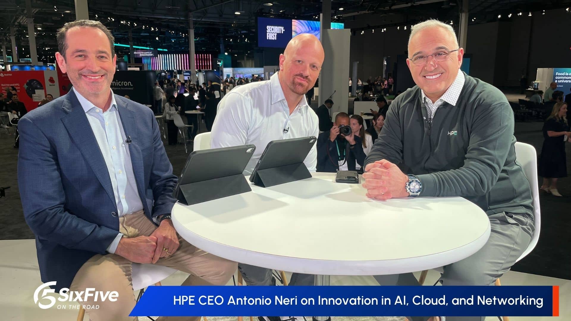 HPE CEO Antonio Neri on Innovation in AI, Cloud, and Networking - Six Five On The Road